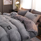 🔥Hot Sale🔥 Luxury Soft Solid Color Bedding 4-pices-Set