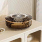Luxury High Transparency Diamond Texture Compartment Snacks & Fruit Tray
