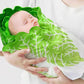 [Interesting Gift] Baby Swaddle Cabbage Blanket