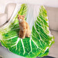 [Interesting Gift] Baby Swaddle Cabbage Blanket