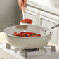 Pebble Ceramic Real-Non-Stick Wok