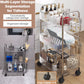 Acrylic Mini Cart, Bathroom Crevice Storage Shelf, Living Room Snack Organizer, Multi-Layer Mobile Cosmetic Storage Shelf