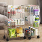 Acrylic Mini Cart, Bathroom Crevice Storage Shelf, Living Room Snack Organizer, Multi-Layer Mobile Cosmetic Storage Shelf