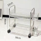 Acrylic Mini Cart, Bathroom Crevice Storage Shelf, Living Room Snack Organizer, Multi-Layer Mobile Cosmetic Storage Shelf