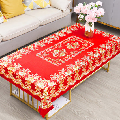 🔥New Year Big Sale 50% OFF🔥Luxury Waterproof & Oil-Proof Wash-Free Square Tablecloth